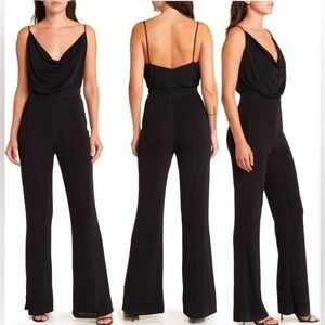 MISHA MORIA COWL NECK Jumpsuit black